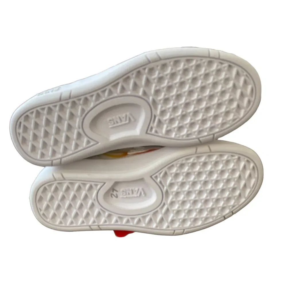 Vans White Flame Lenticular Lowland CC‎ Lace Up Unisex Sneaker Shoes Size W5.5